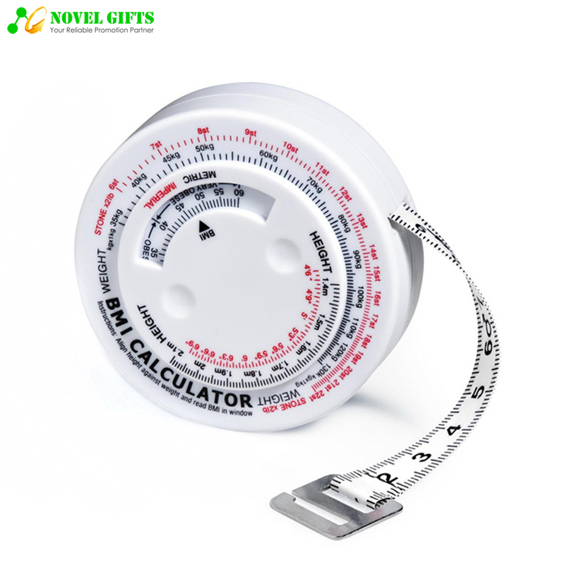 Promotion Gifts Round Body Mass Index BMI Tape Measure  Ruler