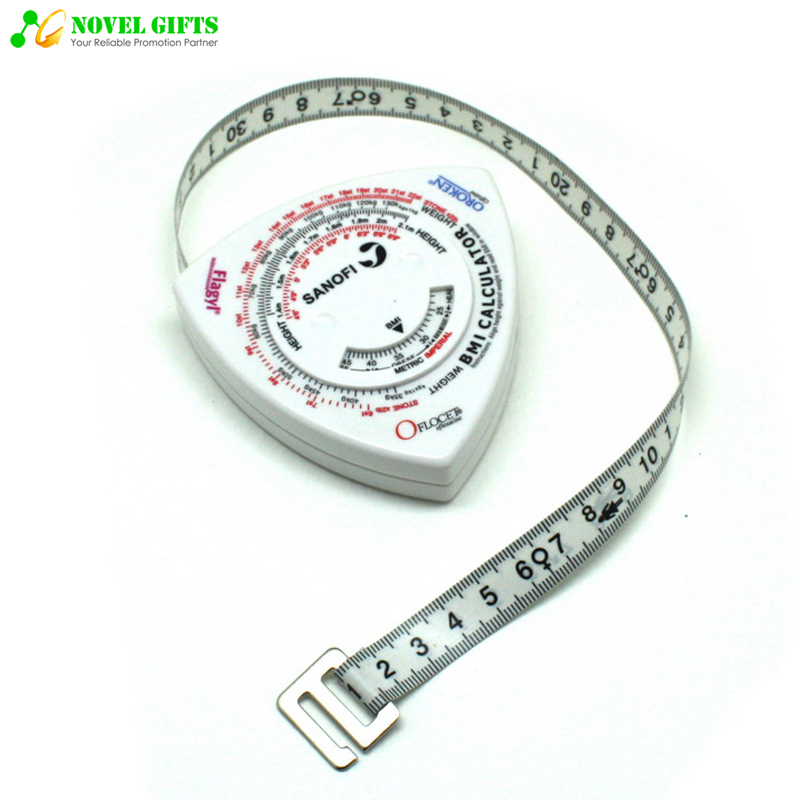 Promotion Gifts Triangle Body Mass Index BMI Tape Measure  Ruler