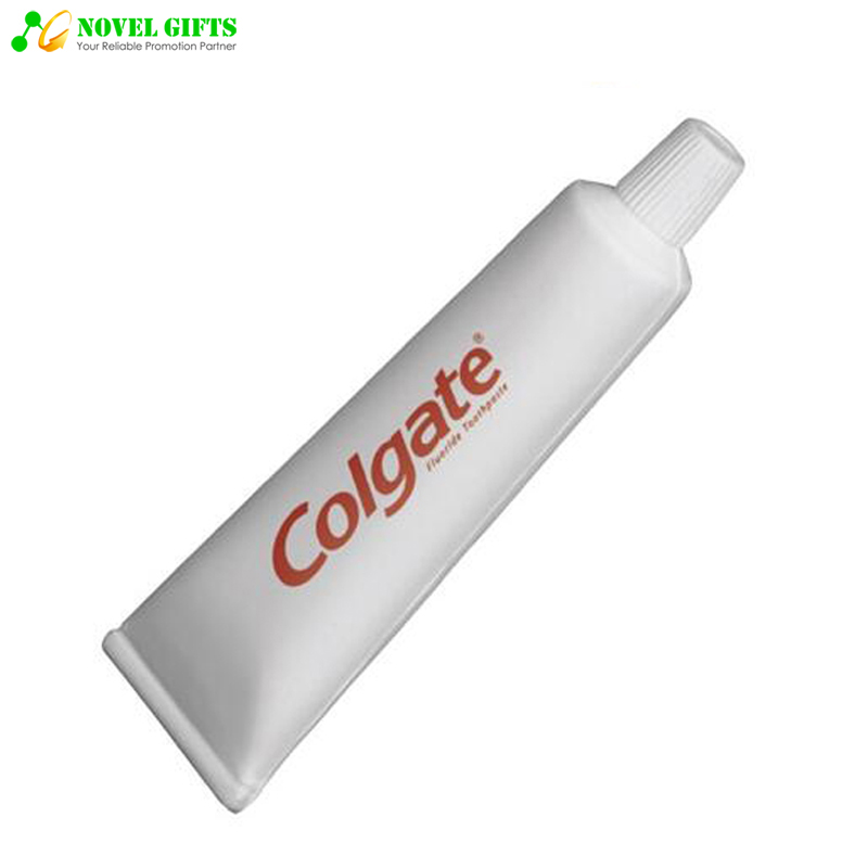 Customized Toothpaste Shape PU Stress Reliever Ball Pharma Promotion Gifts 