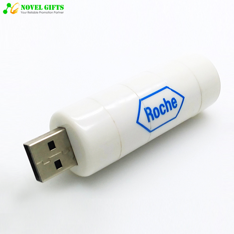 OEM Pharmaceutical Promotion Rotate Puzzle USB Flash Drive Disk  