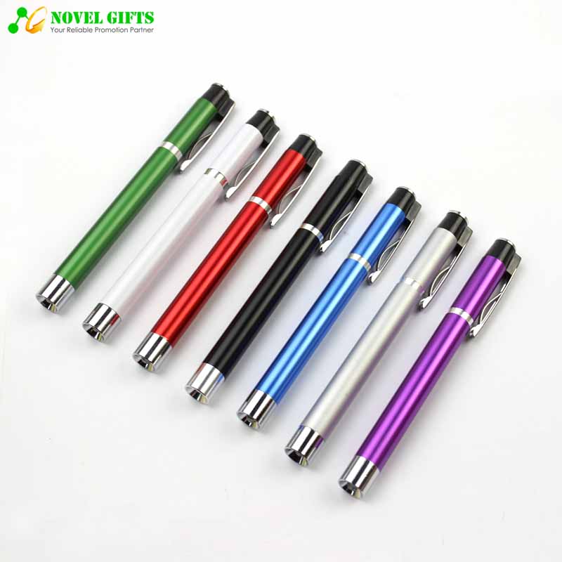 Custom Pharmaceutical Promotion Gifts Aluminum Alloy Medical LED Penlight Torch