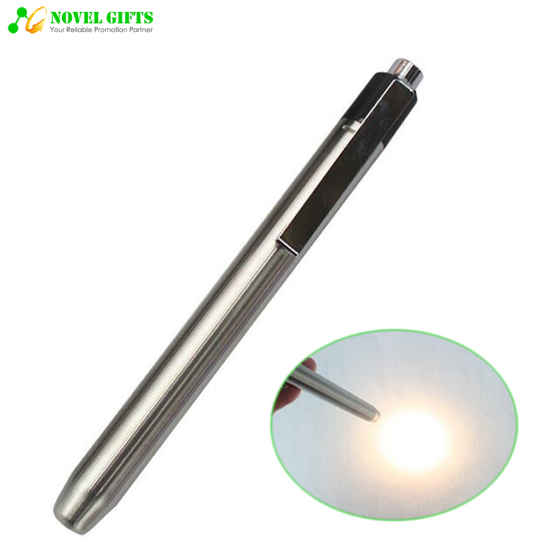 Medical Hot Sales Stainless Steel Penlight Lamp Doctor Nurse Pen Flashlight Pen Light