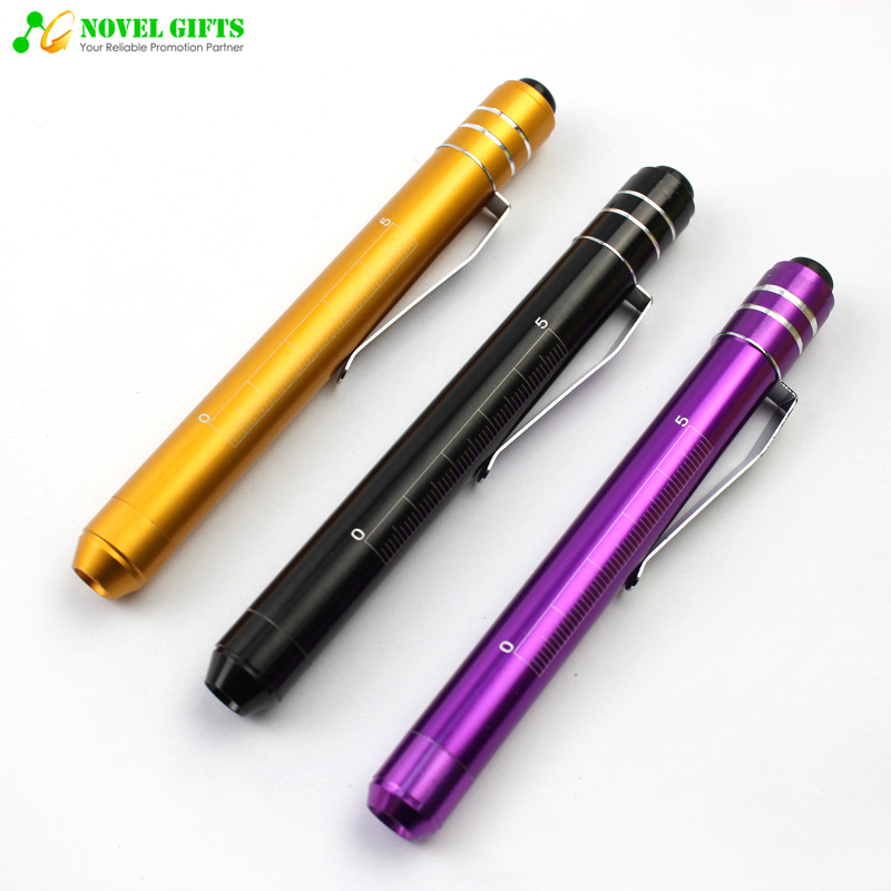 Custom Pharma Gifts Aluminum Alloy Medical Pen Light LED PenlightTorch